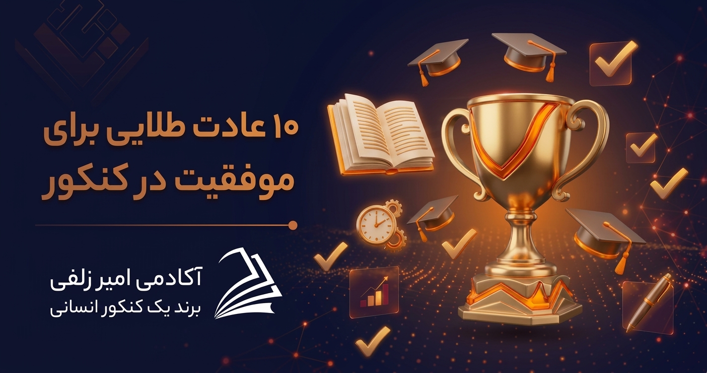 10 عادت طلایی برای موفقیت در کنکور